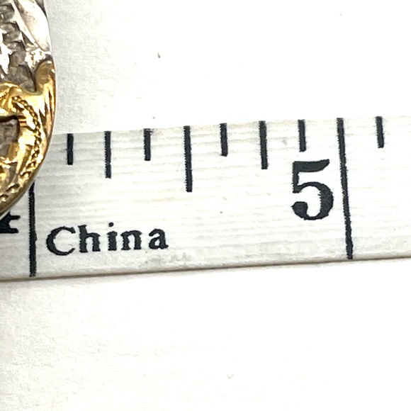 Champion Ruby Sterling Overlay Belt Buckle - Picture 5 of 7